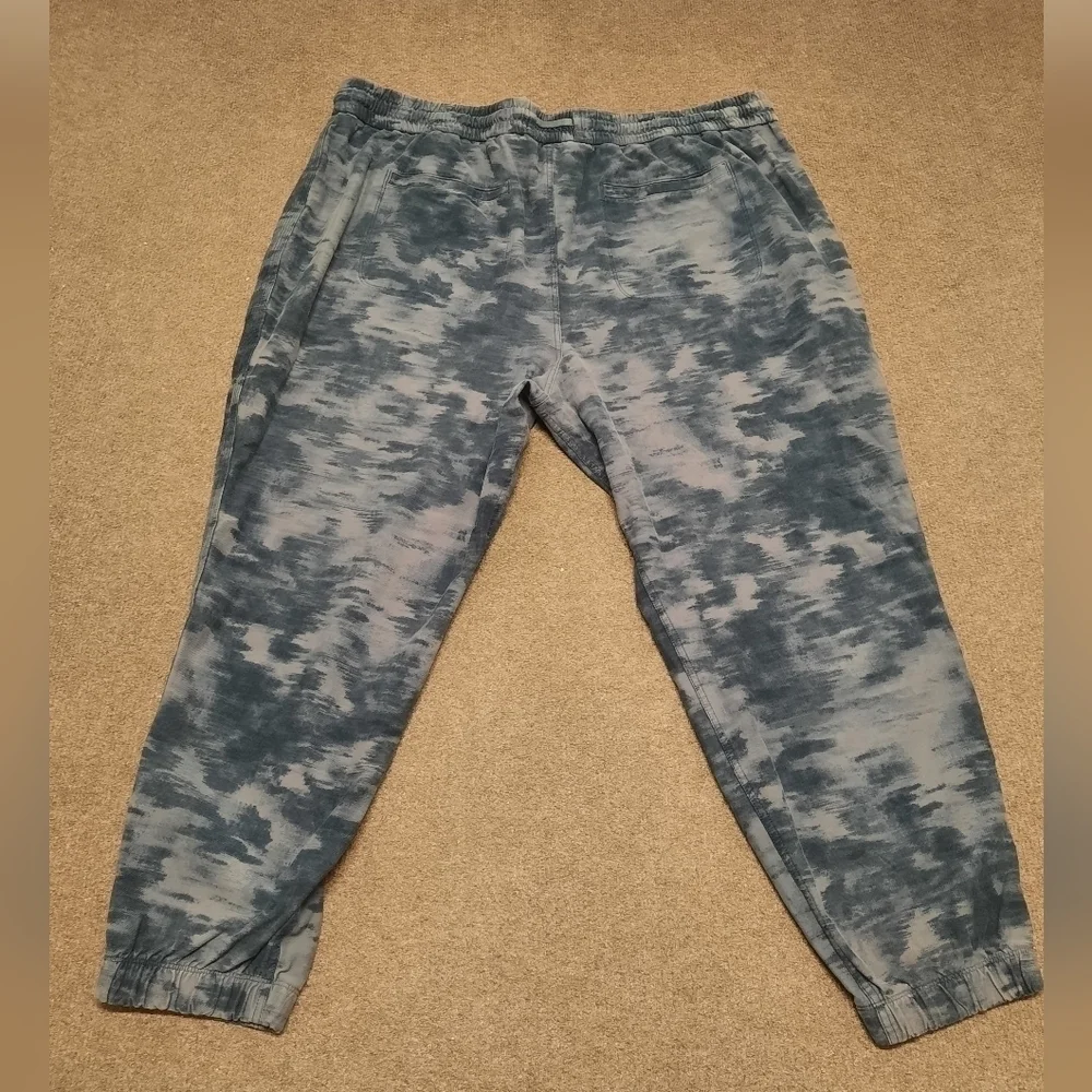 Athleta Women's Farallon Printed Jogger Medieval Violet Purple Plus Size 24